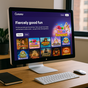 Casumo Casino - Desktop Platform Interface - Intuitive Design